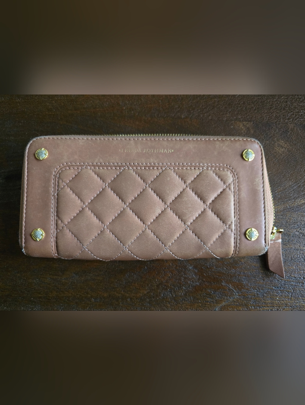 Freida Rothman Leather Long Wallet